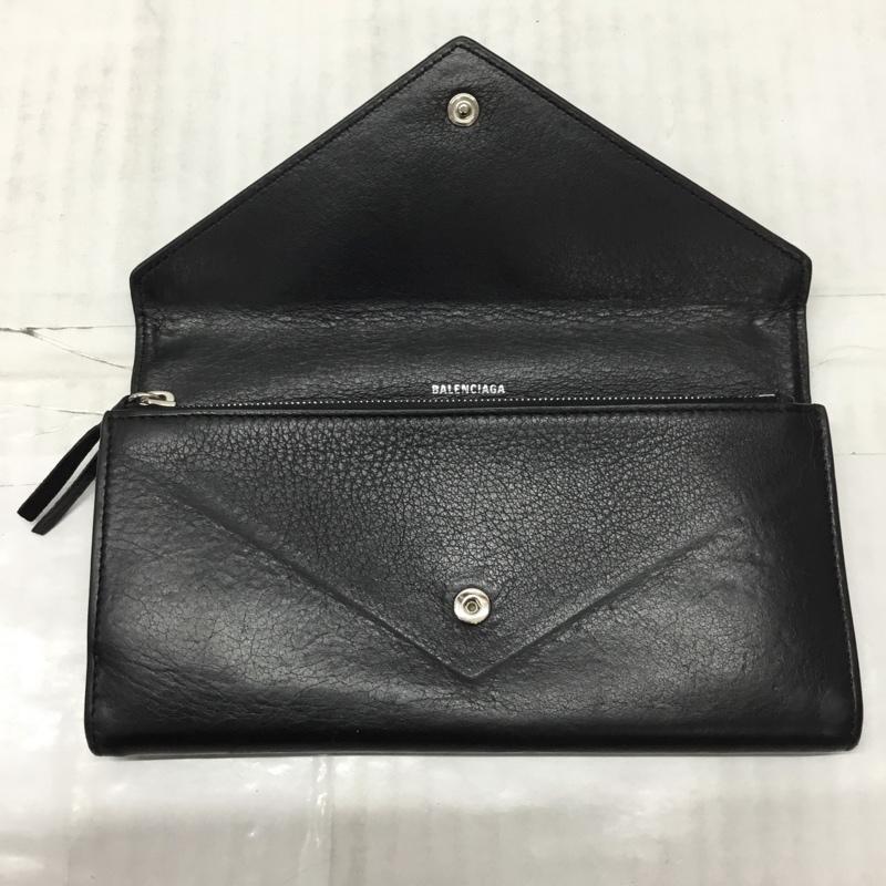 バレンシアガ BALENCIAGA 財布 長財布 ロゴ、文字 黒 / ブラック /  メンズ USED 古着 中古 10122357