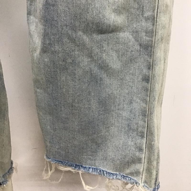 ジーナシス JEANASIS パンツ デニム、ジーンズ JS050358MR M 無地 水色 / ライトブルー /  レディース USED 古着 中古 10109355