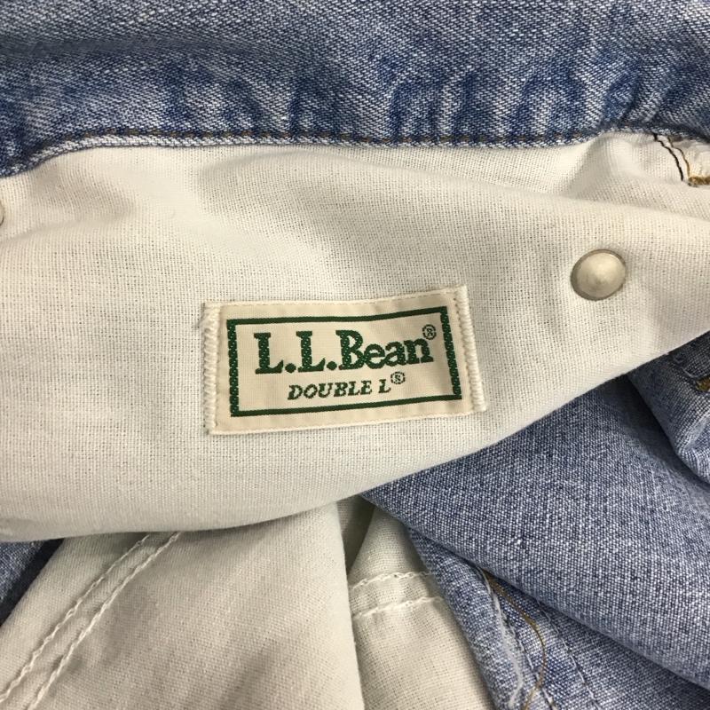 エルエルビーン L.L.Bean パンツ デニム、ジーンズ デニムパンツ ストレートパンツ ワイドパンツ カジュアルパンツ 無地 インディゴ / インディゴ /  メンズ USED 古着 中古 10107670