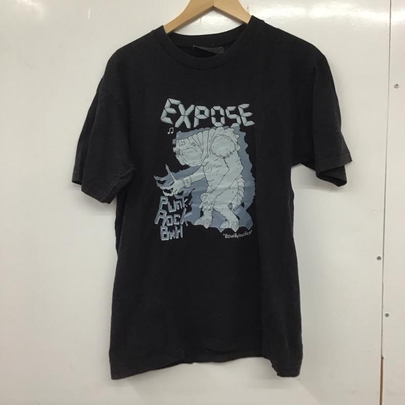 バウンティーハンター BOUNTY HUNTER Tシャツ 半袖 半袖カットソー プリントTシャツ クルーネックカットソー プリント 黒 / ブラック /  メンズ USED 古着 中古 10133353