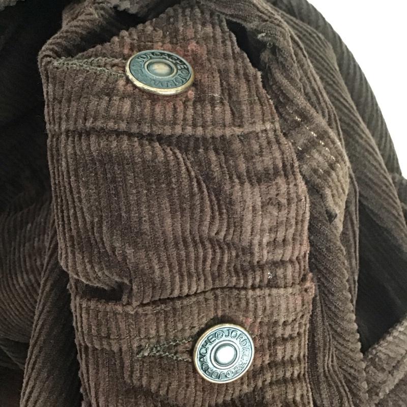 古着 USED サロペット・オーバーオール サロペット、オーバーオール JORDACHE コーデュロイ S ロゴ、文字 茶 / ブラウン /  メンズ USED 古着 中古 10107647
