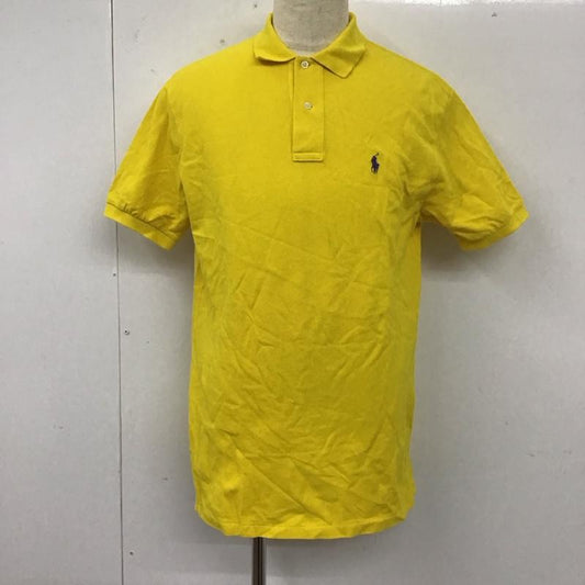 ポロバイラルフローレン Polo by RALPH LAUREN ポロシャツ 半袖 半袖 M ロゴ、文字 黄 / イエロー /  メンズ USED 古着 中古 10112147