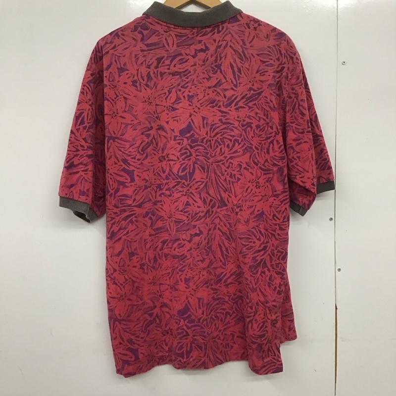 ナイキ NIKE ポロシャツ 半袖 半袖ポロシャツ カラーシャツ 半袖カットソー golf 90s M プリント マルチカラー / マルチカラー /  メンズ USED 古着 中古 10149978