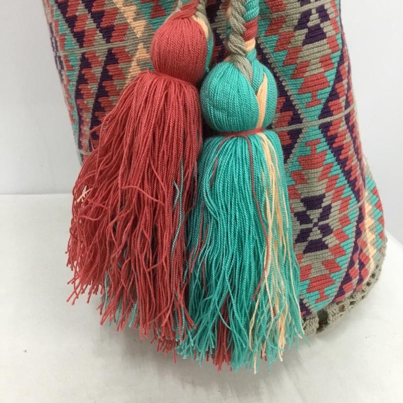 チラバッグス CHILA BAGS ショルダーバッグ ショルダーバッグ タッセル 総柄 マルチカラー / マルチカラー /  レディース USED 古着 中古 10142195