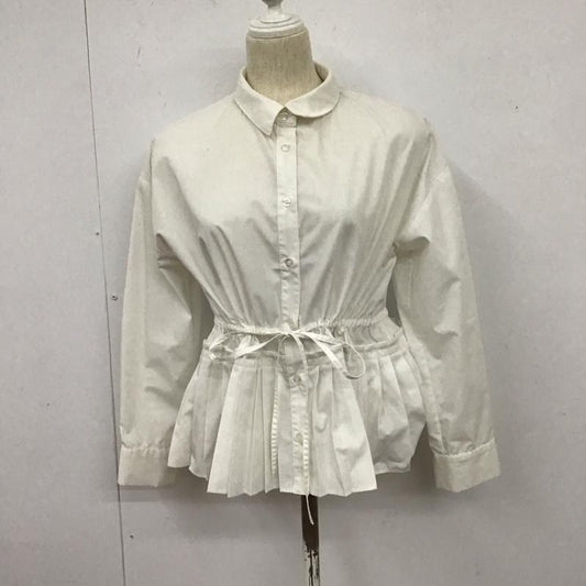 レイビームス Ray BEAMS シャツ、ブラウス 長袖 無地 白 / ホワイト /  レディース USED 古着 中古 10126609
