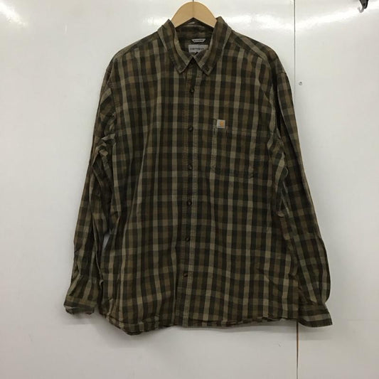 カーハート Carhartt シャツ、ブラウス 長袖 ボタンダウンシャツ XL チェック マルチカラー / マルチカラー /  メンズ USED 古着 中古 10142163