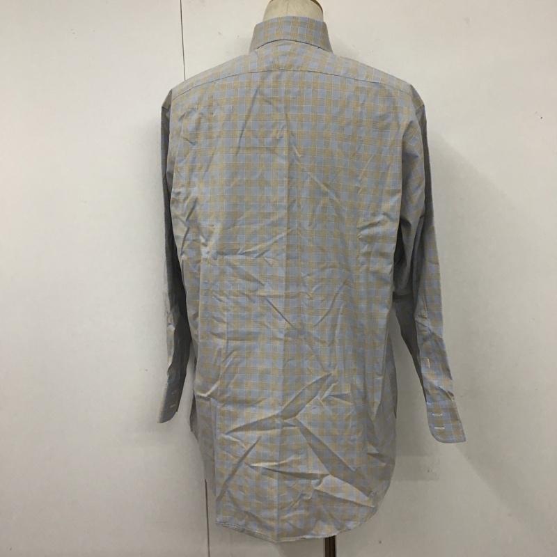 ブルックスブラザーズ BROOKS BROTHERS シャツ、ブラウス 長袖 チェック 水色 / ライトブルー / X ベージュ / ベージュ /  メンズ USED 古着 中古 10111182