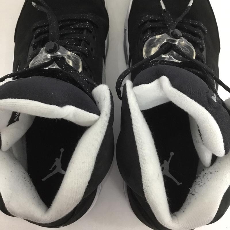 ナイキ NIKE スニーカー スニーカー CT4838-011 AIR JORDAN 5 RETRO 29cm 箱有 29.0cm ワンポイント 黒 / ブラック / X 白 / ホワイト /  メンズ USED 古着 中古 10143963