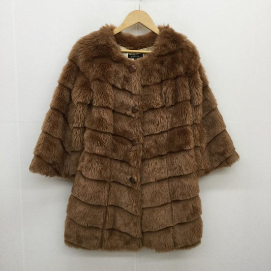 リエンダ rienda コート 毛皮、ファー フェイクファーコート M  茶 / ブラウン /  レディース USED 古着 中古 10045752