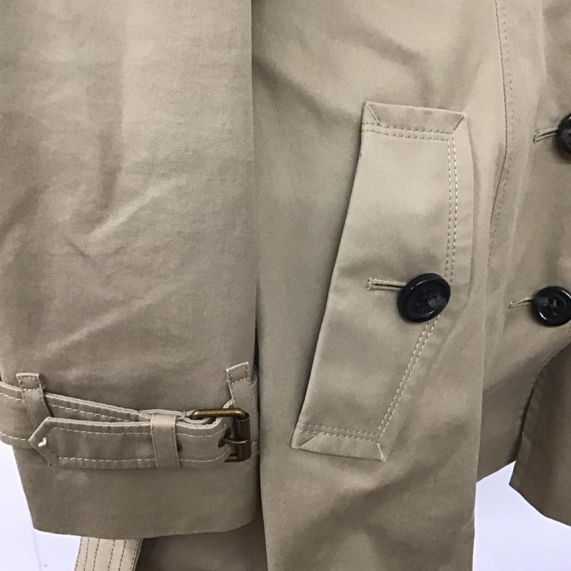 バーバリーブルーレーベル BURBERRY BLUE LABEL コート トレンチコート 36 無地 ベージュ / ベージュ /  レディース USED 古着 中古 10108501