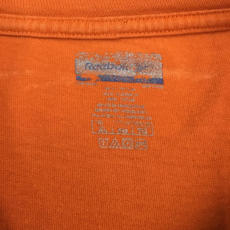 リーボック Reebok Tシャツ 半袖 Chicago Bears FOOT BALL Tシャツ XL ロゴ、文字 橙 / オレンジ / X 黒 / ブラック /  メンズ USED 古着 中古 10130851