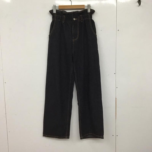 ナイスクラップ NICE CLAUP パンツ デニム、ジーンズ M 無地 黒 / ブラック /  レディース USED 古着 中古 10138058