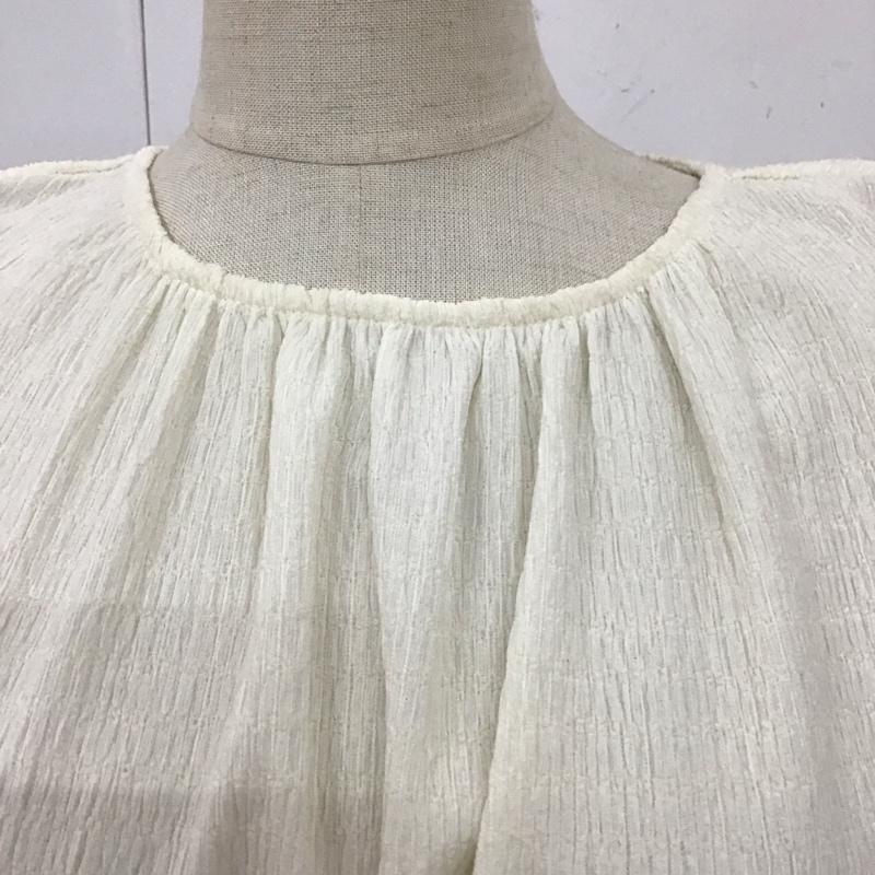 マウジー MOUSSY ワンピース ロングスカート 010ESA80-1100 WAIST SHIRRING CUT DRESS シャーリング FREE 無地 アイボリー / アイボリー /  レディース USED 古着 中古 10112950
