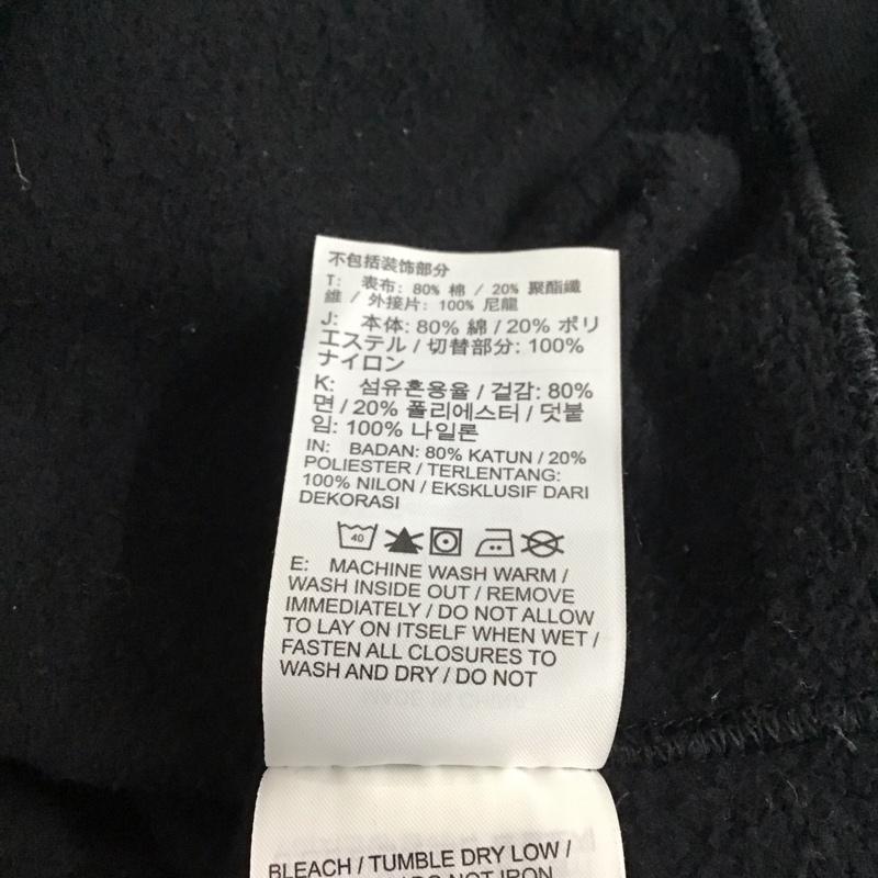 ナイキ NIKE パーカー 長袖 cJ4553-013ジップパーカー XL 無地 黒 / ブラック /  メンズ USED 古着 中古 10109154