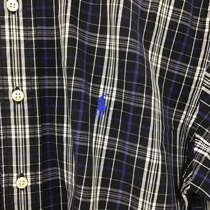 ラルフローレン RALPHLAUREN シャツ、ブラウス 半袖 半袖シャツ チェックシャツ ボタンダウンシャツ S チェック マルチカラー / マルチカラー /  メンズ USED 古着 中古 10146798