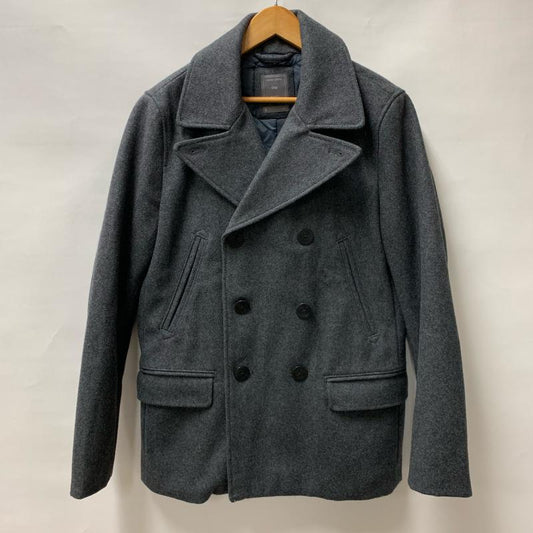 ギャップ GAP コート ピーコート S 無地 灰 / グレー /  メンズ USED 古着 中古 10014018