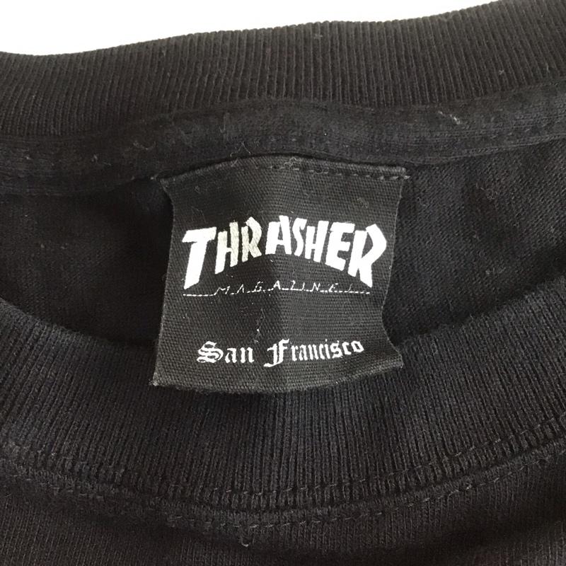 スラッシャー THRASHER Tシャツ 半袖 THPN-SST003 SNOOPY スヌーピー ピーナッツ キャラクター 黒 / ブラック /  メンズ USED 古着 中古 10107957