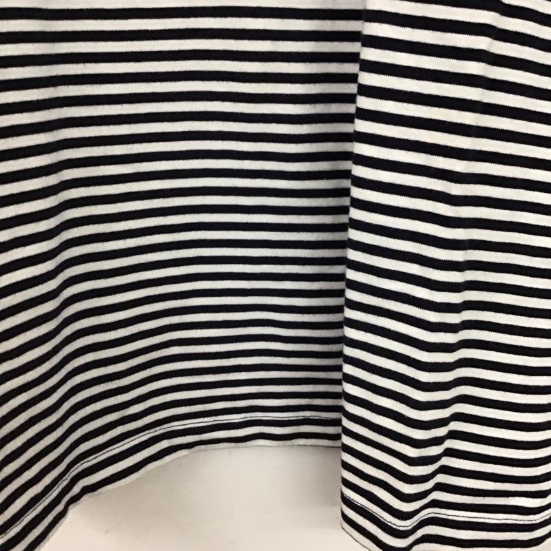 ギャップ GAP Tシャツ 半袖 半袖カットソー プリントTシャツ クルーネックカットソー M ボーダー柄 X プリント 白 / ホワイト / X 紺 / ネイビー /  メンズ USED 古着 中古 10148054