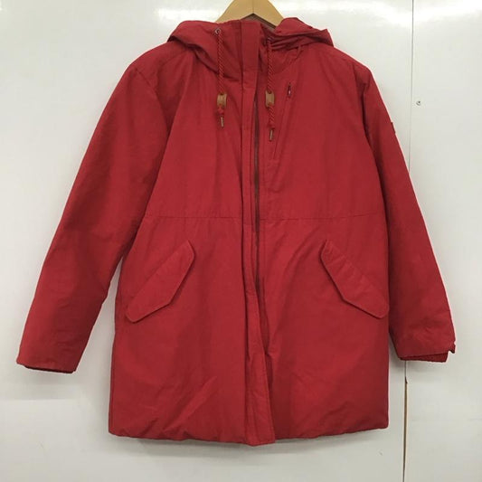 エーグル AIGLE ジャケット、上着 ジャンパー、ブルゾン ジップアップジャケット アウター パーカージャケット 36 無地 赤 / レッド /  レディース USED 古着 中古 10147646