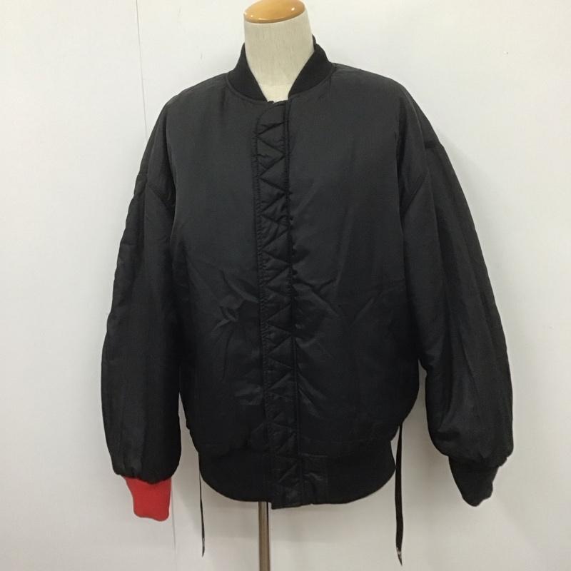 アルファインダストリー Alpha Industries ジャケット、上着 ジャンパー、ブルゾン ALPHA INDUSTRIES×C2H4×mastermind コラボ MA-1ジャケット ジップアップジャケット リバーシブル M ロゴ、文字 黒 / ブラック / X 赤 / レッド /  メンズ USED 古着 中古 10107503