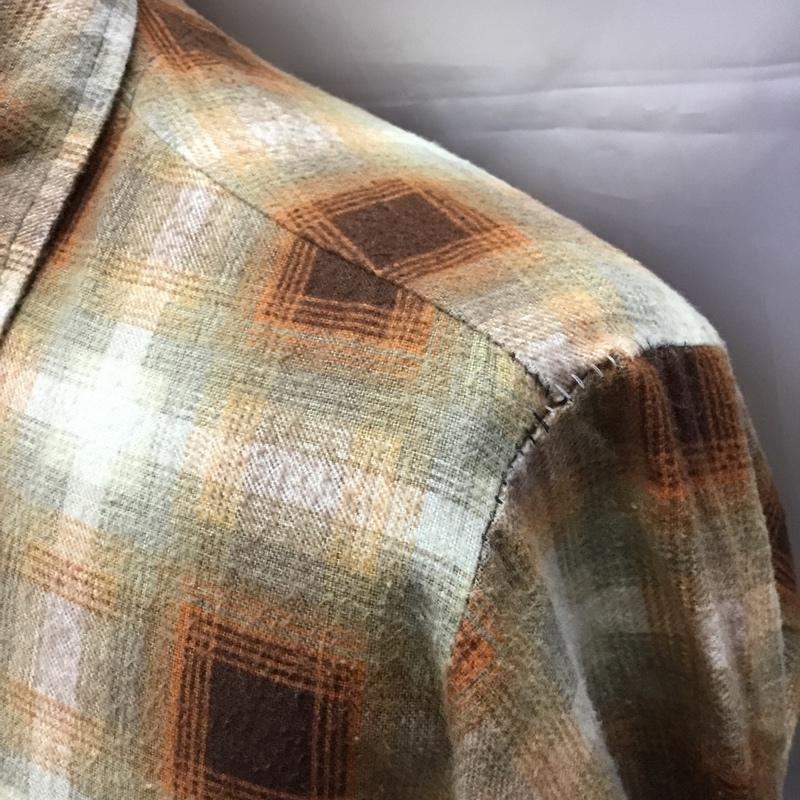 古着 USED シャツ、ブラウス 長袖 Prest-Rite　70s　ネルシャツ チェック マルチカラー / マルチカラー /  メンズ USED 古着 中古 10111614