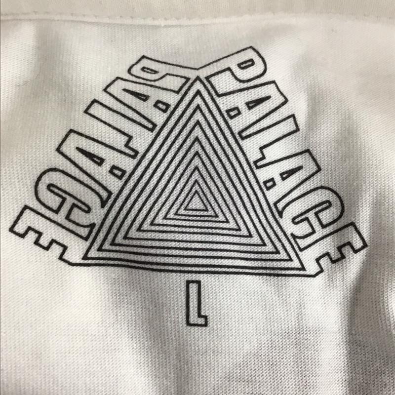 パレス PALACE Tシャツ 半袖 半袖カットソー プリントTシャツ クルーネックカットソー L プリント 白 / ホワイト /  メンズ USED 古着 中古 10115610