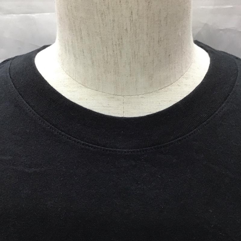 ザノースフェイス THE NORTH FACE Tシャツ 長袖 XL ロゴ、文字 黒 / ブラック /  メンズ USED 古着 中古 10111830