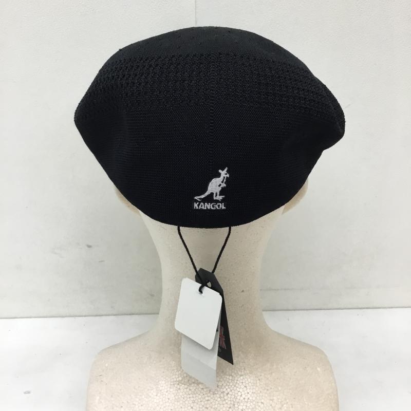 カンゴール KANGOL 帽子 ハンチング 0290BC FREE ロゴ、文字 黒 / ブラック /  メンズ USED 古着 中古 10134020