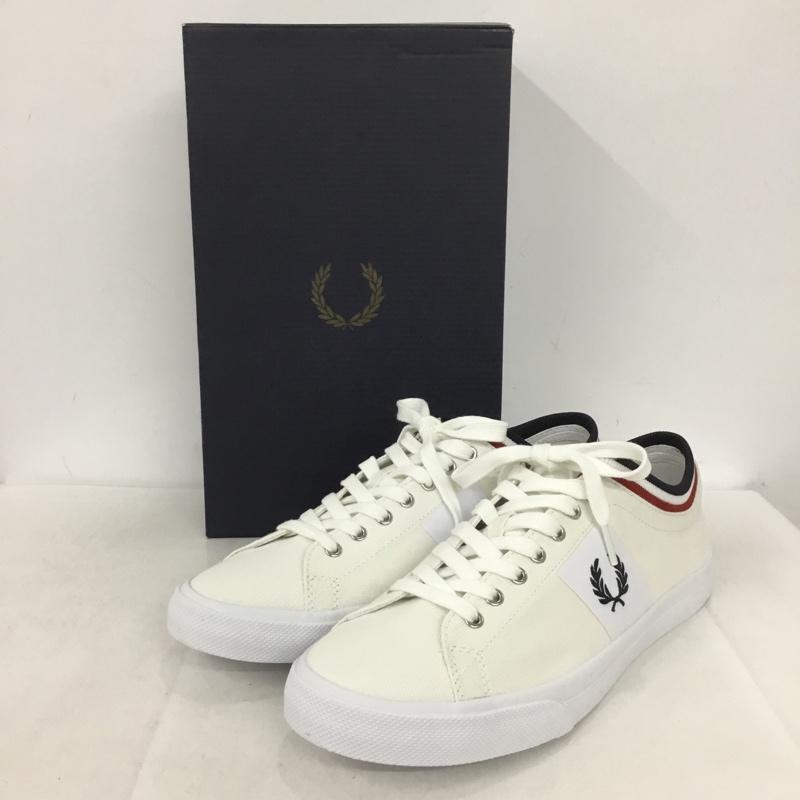 フレッドペリー FRED PERRY スニーカー スニーカー B7106 アンダースピンツイル UK9 箱有 US：10 ワンポイント オフホワイト / オフホワイト /  メンズ USED 古着 中古 10135003