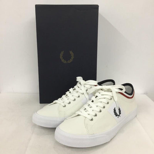 フレッドペリー FRED PERRY スニーカー スニーカー B7106 アンダースピンツイル UK9 箱有 US：10 ワンポイント オフホワイト / オフホワイト /  メンズ USED 古着 中古 10135003