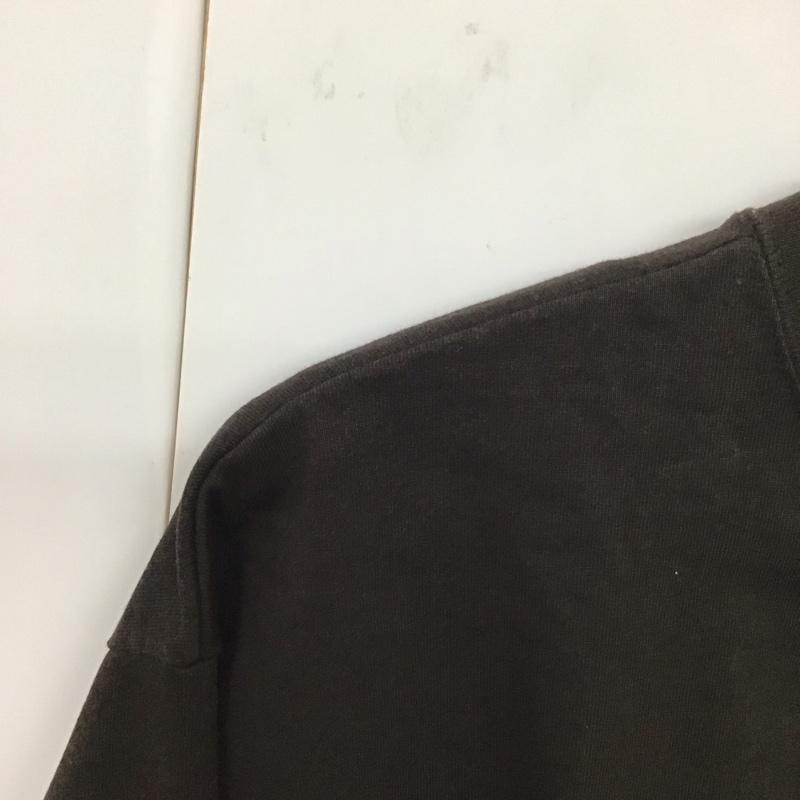 アッシュ H カットソー 長袖 長袖カットソー 無地カットソー クルーネック L 無地 黒 / ブラック /  メンズ USED 古着 中古 10130980