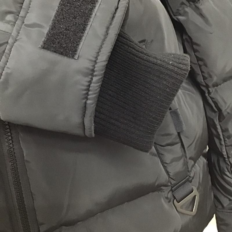 ディーゼル DIESEL ジャケット、上着 ジャンパー、ブルゾン ジップアップジャケット アウター ダウンジャケット L ロゴ、文字 黒 / ブラック /  メンズ USED 古着 中古 10115926
