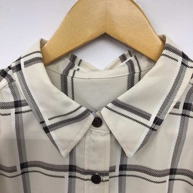 ローリーズファーム LOWRYS FARM シャツ、ブラウス 長袖 FREE チェック マルチカラー / マルチカラー /  レディース USED 古着 中古 10133167