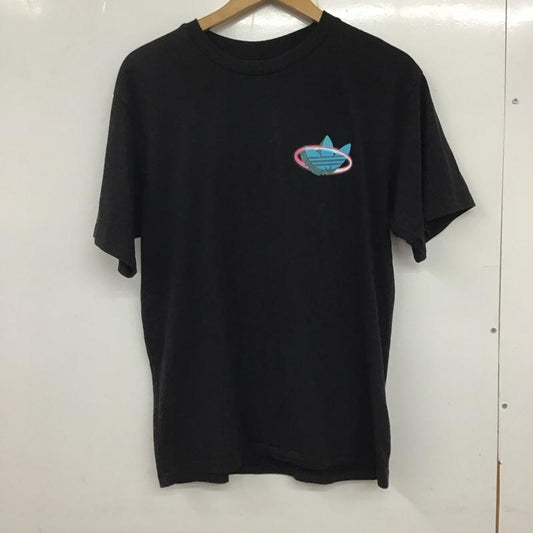 アディダス adidas Tシャツ 半袖 FM1454 L ロゴ、文字 X プリント 黒 / ブラック /  メンズ USED 古着 中古 10134818