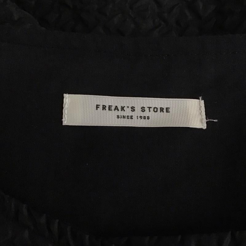 フリークスストア FREAK S STORE ベスト ベスト ベスト ノースリーブカットソー FREE 無地 黒 / ブラック /  レディース USED 古着 中古 10113825