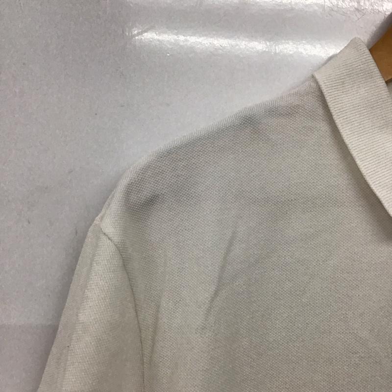 ポロバイラルフローレン Polo by RALPH LAUREN ポロシャツ 半袖 半袖ポロシャツ カラーシャツ 半袖カットソー XL ロゴ、文字 白 / ホワイト /  メンズ USED 古着 中古 10151368