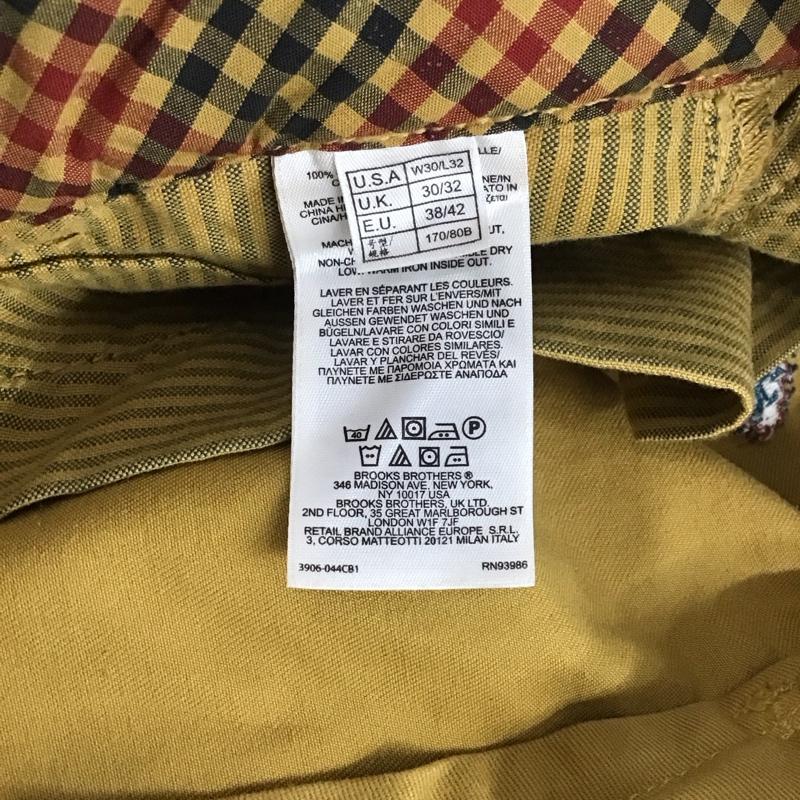 ブルックスブラザーズ BROOKS BROTHERS パンツ チノパン 86988-026 刺繍 Ｗ30 L32 30インチ 総柄 キャメル / キャメル /  メンズ USED 古着 中古 10111189