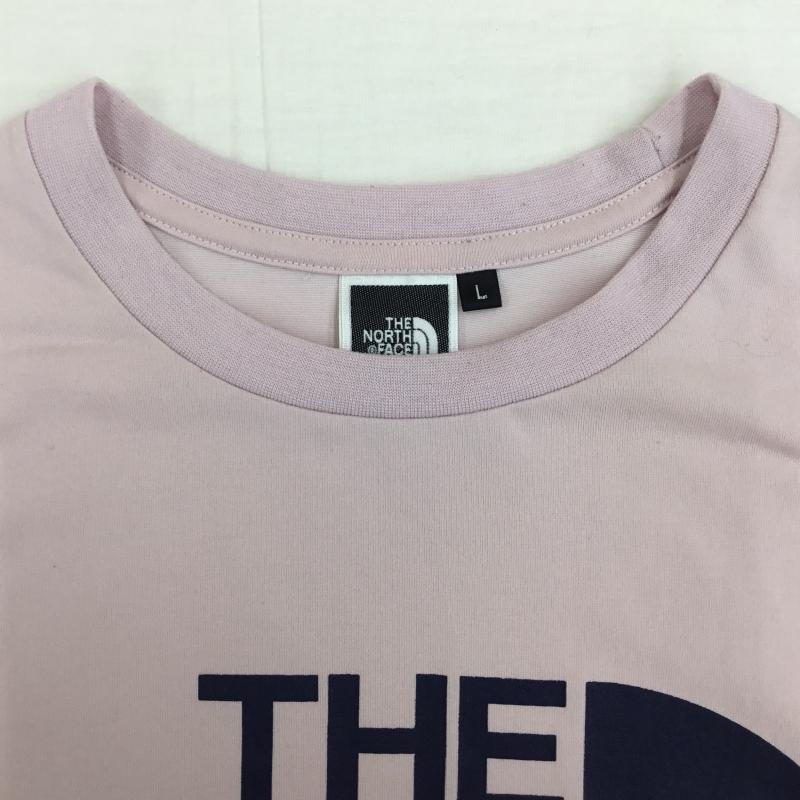 ザノースフェイス THE NORTH FACE Tシャツ 半袖 NT31352 L ロゴ、文字 桃 / ピンク /  メンズ USED 古着 中古 10144402