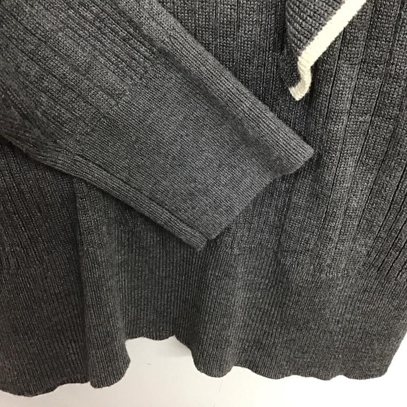 ロペピクニック ROPE  PICNIC ニット、セーター 長袖 38 無地 灰 / グレー /  レディース USED 古着 中古 10142890