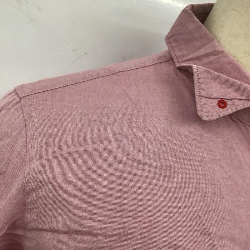 ネイバーフッド NEIGHBORHOOD シャツ、ブラウス 長袖 長袖シャツ カラーシャツ ポケットシャツ 長袖カットソー 無地シャツ S 無地 赤 / レッド /  メンズ USED 古着 中古 10114707