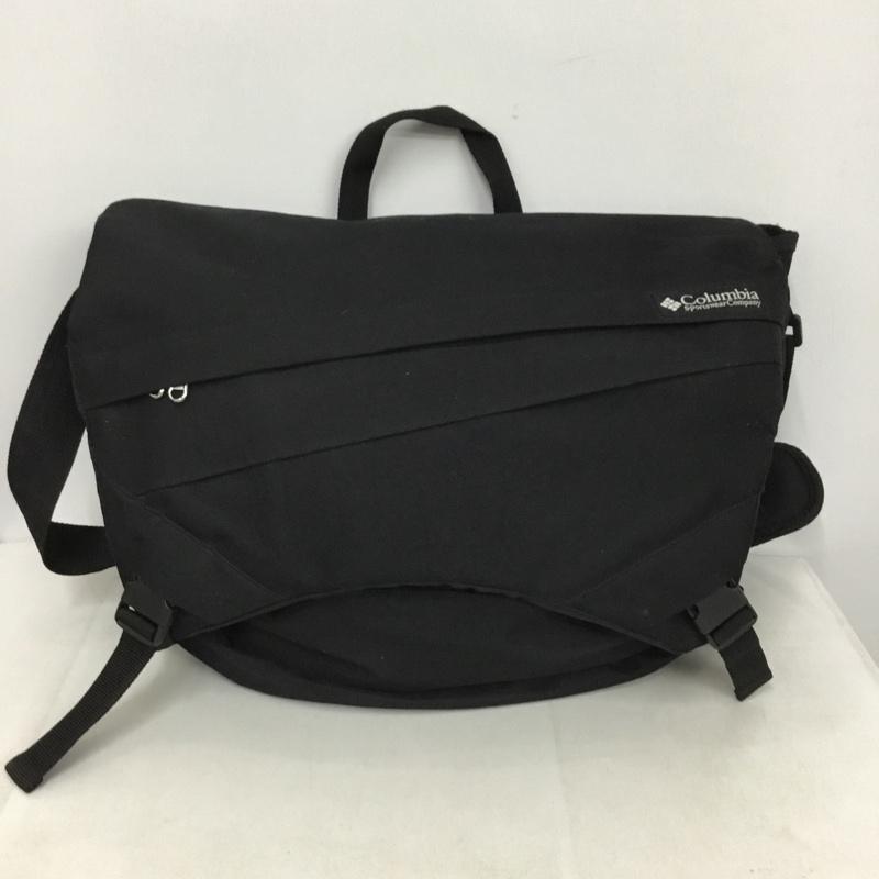 コロンビア Columbia ショルダーバッグ ショルダーバッグ メッセンジャーバッグ ロゴ、文字 黒 / ブラック /  メンズ USED 古着 中古 10145863