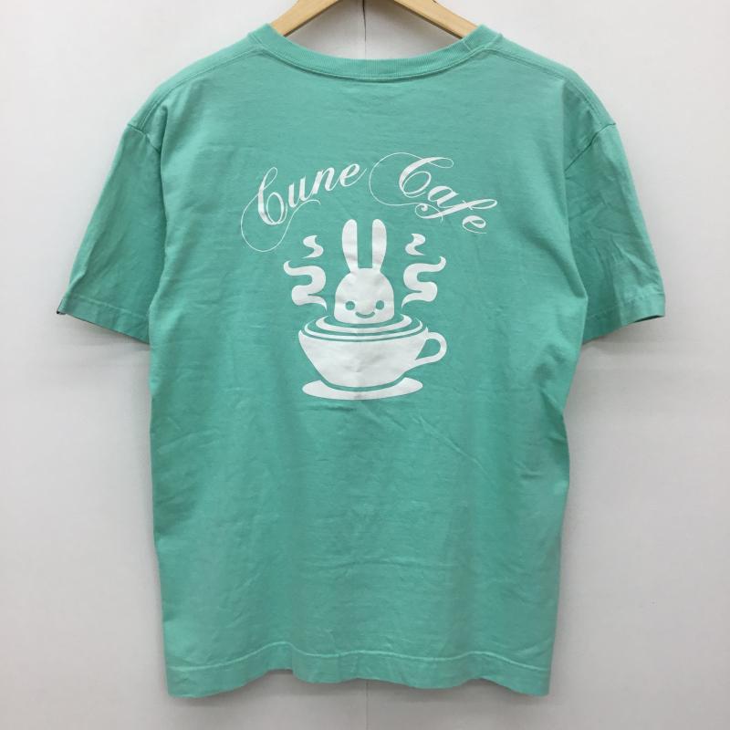 キューン CUNE Tシャツ 半袖 CUNE CAFE M プリント X キャラクター 水色 / ライトブルー /  メンズ USED 古着 中古 10133770