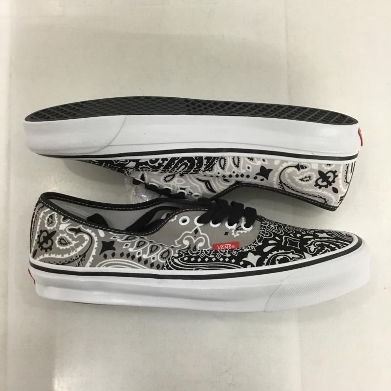 バンズ VANS スニーカー スニーカー 23AB0019B BEDWIN AUTHENTIC LX 29cm 箱有 29.0cm 総柄 白 / ホワイト / X 黒 / ブラック / X 灰 / グレー /  メンズ USED 古着 中古 10142703