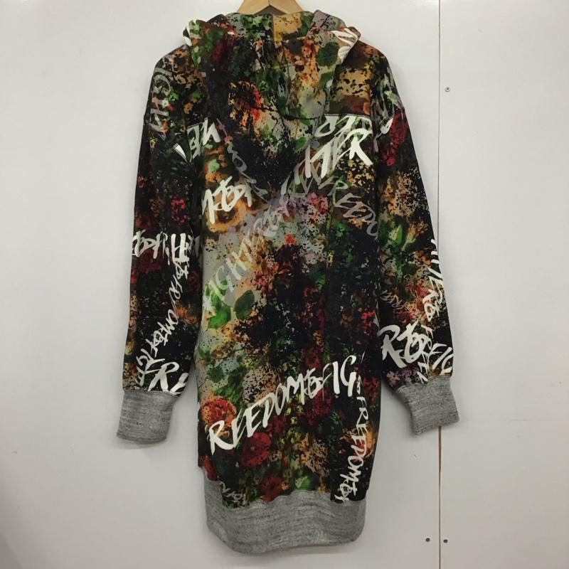 ヴィヴィアンウエストウッド Vivienne Westwood パーカー 長袖 ジップアップパーカー 長袖パーカー カジュアルジャケット ロングパーカー 0 プリント マルチカラー / マルチカラー /  メンズ USED 古着 中古 10146548