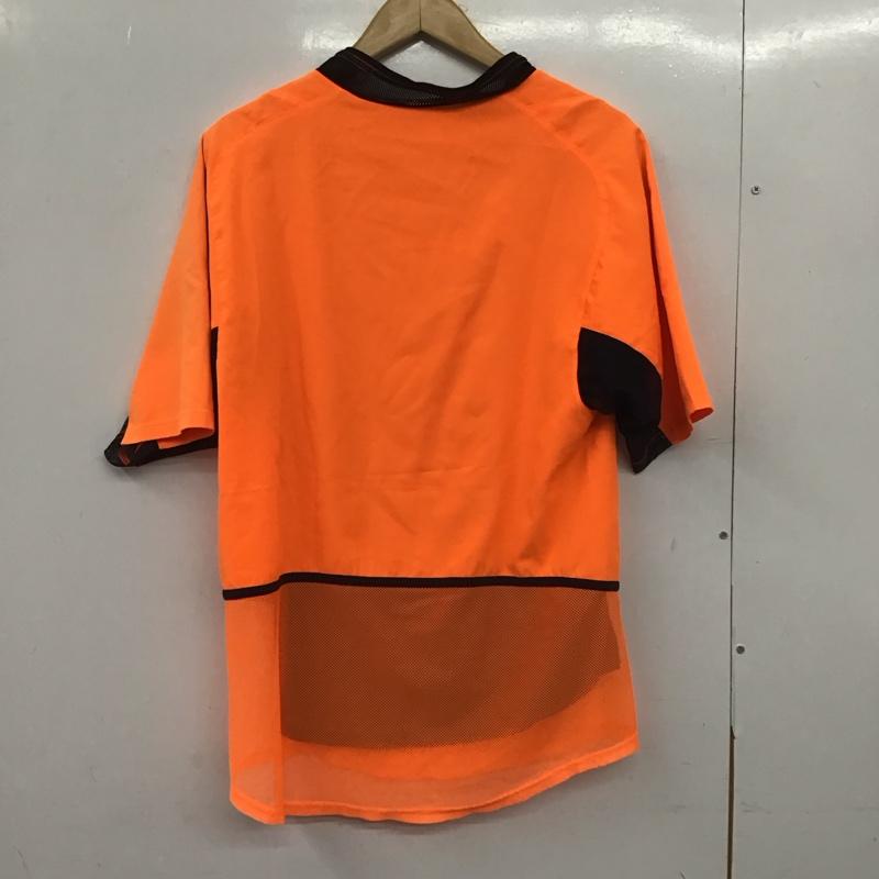 ナイキ NIKE カットソー 半袖 半袖カットソー プリントTシャツ スポーツウェア S ロゴ、文字 橙 / オレンジ /  メンズ USED 古着 中古 10150344