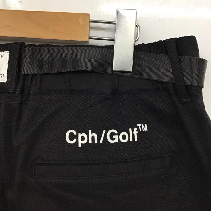 キャプテンズヘルム Captains Helm パンツ チノパン CHG24-SS-P04 クロップドパンツ ゴルフ L ロゴ、文字 黒 / ブラック /  メンズ USED 古着 中古 10113937
