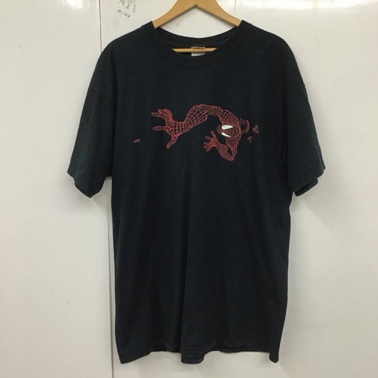 古着 USED Tシャツ 半袖 半袖カットソー プリントTシャツ クルーネックカットソー XL プリント 黒 / ブラック /  メンズ USED 古着 中古 10129821