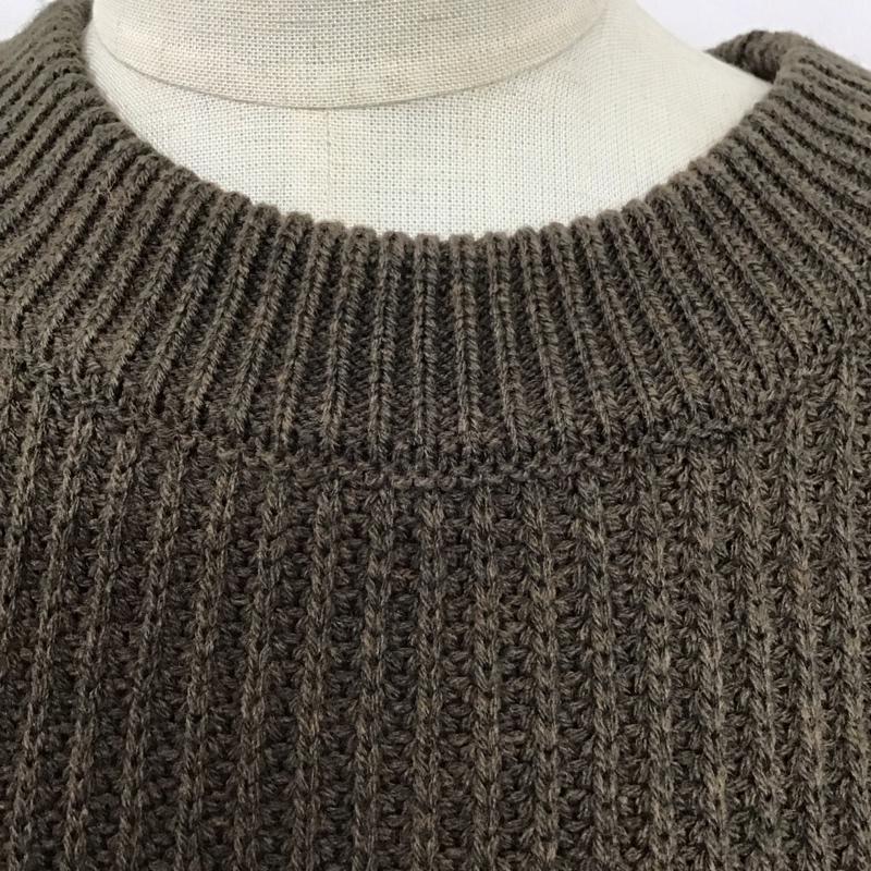 フリークスストア FREAK S STORE ワンピース ロングスカート 13-17-2489-00096-2690 片畦ボリューム ビッグシルエットワンピース タグ付き ニットワンピース FREE 無地 茶 / ブラウン /  レディース USED 古着 中古 10121871