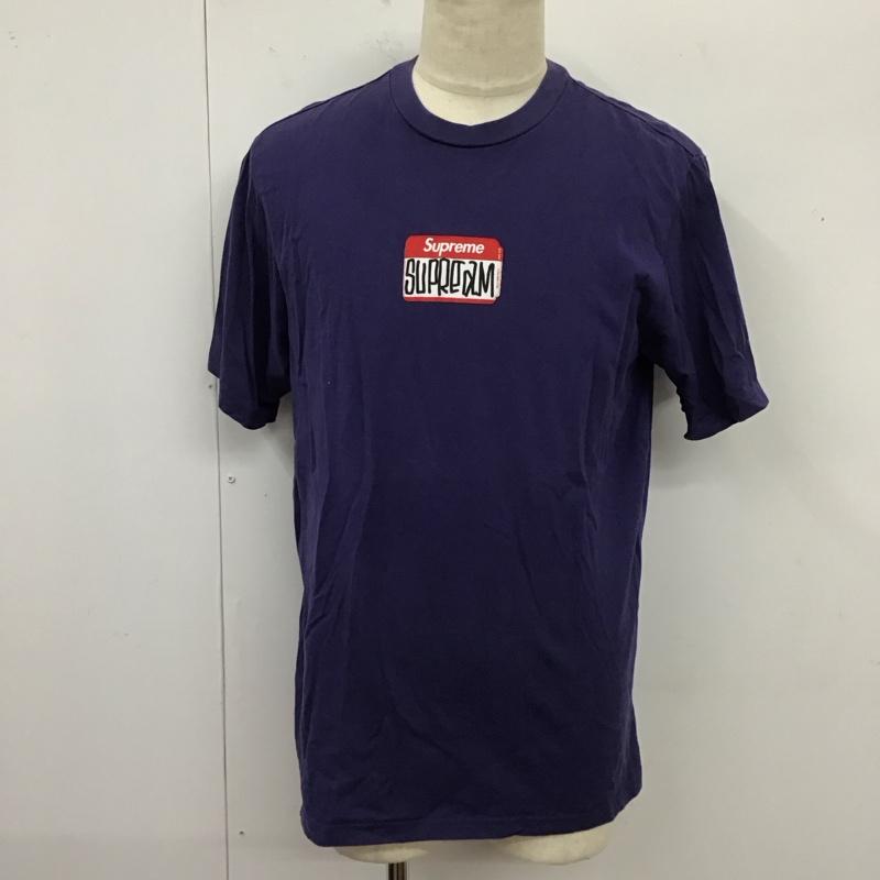 シュプリーム Supreme Tシャツ 半袖 21AW GonzNametagS/STop 半袖カットソー プリントTシャツ M ロゴ、文字 紫 / パープル /  メンズ USED 古着 中古 10120386