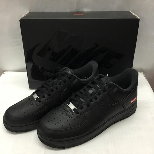 ナイキ NIKE スニーカー スニーカー CU9225-001 AIR FORCE 1 LOW Supreme 28cm 箱有 28.0cm ロゴ、文字 黒 / ブラック /  メンズ USED 古着 中古 10114720